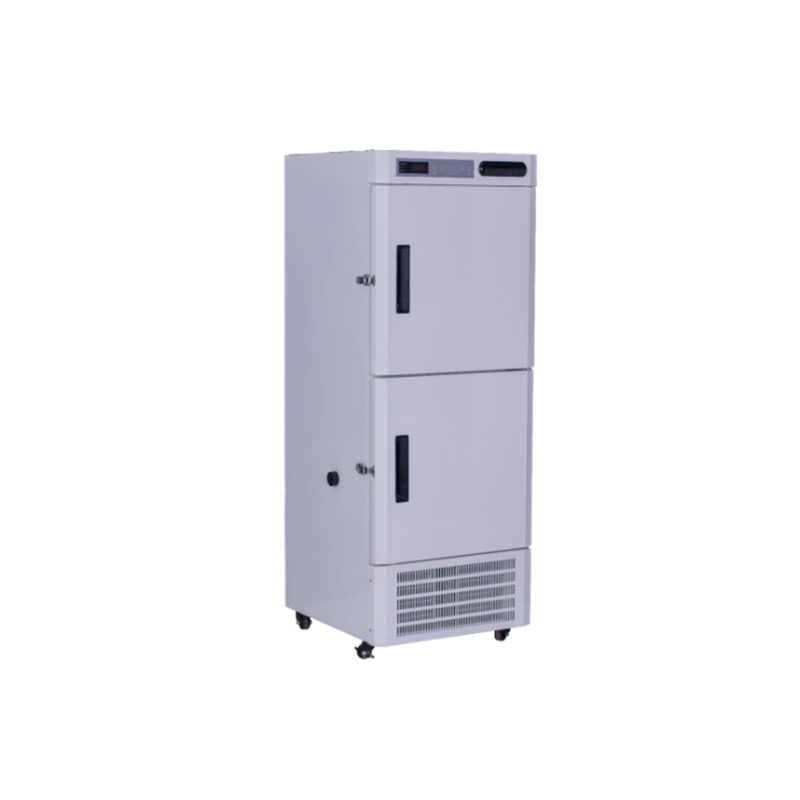 上冷藏2-8℃ 125L；下冷冻-25℃～-60℃  75L 低温冰箱
